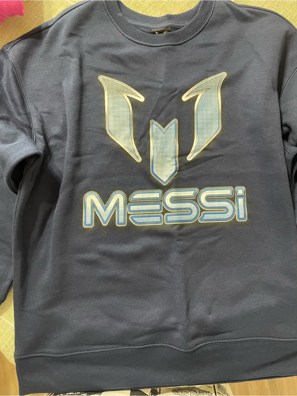 Messi Collection Logo Crewneck Sweater - Navy Blue